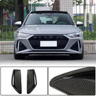Audi A6 C8 2018–2025 Frontläpp till främre stötfångare (för RS6, kolfiber) foto 1