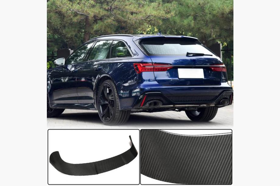 Audi A6 C8 2018–2025 V4-spoiler (för Avant, kolfiber) Image