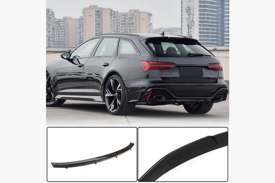 Audi A6 C8 2018–2025 V3-spoiler (för Avant, kolfiber) Image