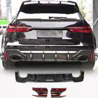 Audi A6 C8 2018–2025 Bakre stötfångardiffusor (för RS6, kolfiber) foto 1