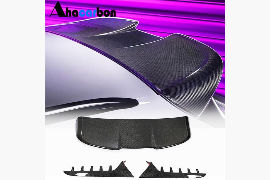 Audi A6 C8 2018–2025 Spoiler V1 (för Avant, 3-delad, kolfiber) Image