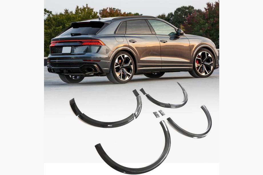 Audi Q8 2018– Hjulhuslister (2021-2024, Kolfiber) Image