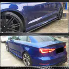 Audi A3 2012–2020 Sidokjolar V3 (för S-Line Sedan, kolfiber) foto 5
