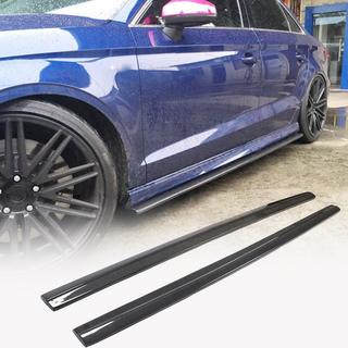 Sidokjolar V3 (för S-Line Sedan, kolfiber) Audi A3 2012–2020 foto 1