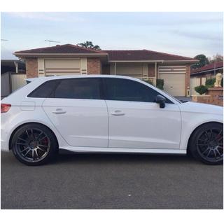 Sidokjolar (för S-Line HB 2012-2016, kolfiber) Audi A3 2012–2020 foto 3