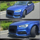 Audi A3 2012–2020 Frontsplitter Lip V3 (för S-Line Sedan 2012-2016, kolfiber) foto 3