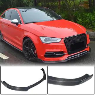 Frontsplitter Lip V3 (för S-Line Sedan 2012-2016, kolfiber) foto 1
