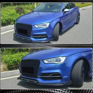 Frontsplitter Lip V3 (för S-Line Sedan 2012-2016, kolfiber) foto 3
