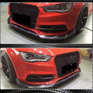 Frontläpp Lip V2 (för S-Line Sedan 2012-2016, kolfiber) Audi A3 2012–2020 foto 3
