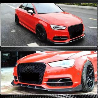 Frontläpp Lip V2 (för S-Line Sedan 2012-2016, kolfiber) Audi A3 2012–2020 foto 4
