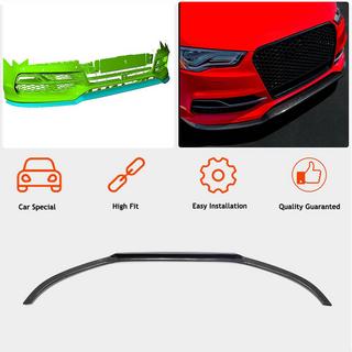 Frontläpp till främre stötfångare Lip V1 (för S-Line Sedan 2012-2016, kolfiber) Audi A3 2012–2020 foto 2