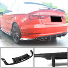Audi A3 2012–2020 Bakre stötfångardiffuser V3 (för S-Line Sedan 2012-2016, kolfiber) foto 1