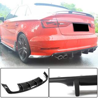 Bakre stötfångardiffuser V3 (för S-Line Sedan 2012-2016, kolfiber) Audi A3 2012–2020 foto 1