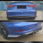 Audi A3 2012–2020 Bakre stötfångarflaps Flap (för S-Line Sedan 2012-2016, kolfiber) foto 3
