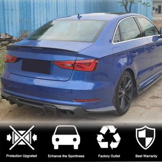 Bakre stötfångarflaps Flap (för S-Line Sedan 2012-2016, kolfiber) Audi A3 2012–2020 foto 2