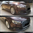 Audi A3 2012–2020 Frontspoilerläpp Lip V1 (för S-Line 2017-2020 HB, kolfiber) foto 3