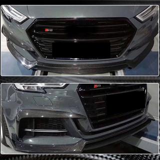 Frontläppspoiler Lip V4 (för S-Line Sedan 2017-2020, kolfiber) Audi A3 2012–2020 foto 4