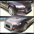 Audi A3 2012–2020 Frontsplitter-läpp Lip V3 (för S-Line Sedan 2017-2020, kolfiber) foto 4