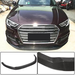 Frontsplitter-läpp Lip V3 (för S-Line Sedan 2017-2020, kolfiber) Audi A3 2012–2020 foto 1