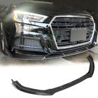 Audi A3 2012–2020 Främre stötfångarläpp Lip V1 (för S-Line 2017-2020 Sedan, kolfiber) foto 1