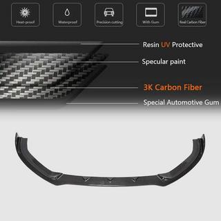 Främre stötfångarläpp Lip V1 (för S-Line 2017-2020 Sedan, kolfiber) Audi A3 2012–2020 foto 3