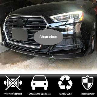 Främre stötfångarläpp Lip V1 (för S-Line 2017-2020 Sedan, kolfiber) Audi A3 2012–2020 foto 4