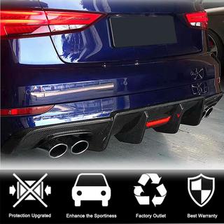 Bakre stötfångardiffusor V3 (för S-Line Sedan 2017-2020, kolfiber) Audi A3 2012–2020 foto 2