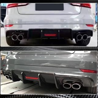 Bakre stötfångardiffusor V3 (för S-Line Sedan 2017-2020, kolfiber) Audi A3 2012–2020 foto 4
