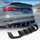 Audi A3 2012–2020 Bakre stötfångardiffusor (FRP) foto 1