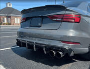 Audi A3 2012–2020 Bakre stötfångardiffusor (FRP) foto 2