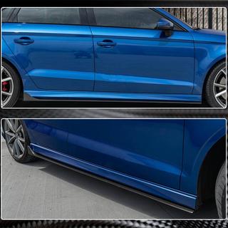 Sidokjolar V2 (för S-Line Sedan, kolfiber) Audi A3 2012–2020 foto 3
