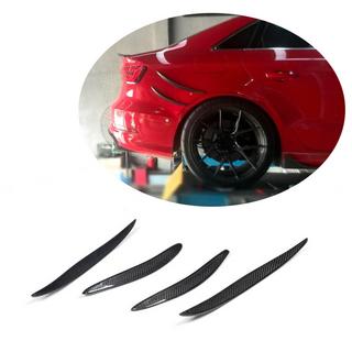 Bakre stötfångarskydd (för S-Line Sedan 2012-2016, kolfiber) Audi A3 2012–2020 foto 1