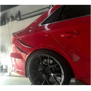 Bakre stötfångarskydd (för S-Line Sedan 2012-2016, kolfiber) Audi A3 2012–2020 foto 2