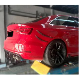 Bakre stötfångarskydd (för S-Line Sedan 2012-2016, kolfiber) Audi A3 2012–2020 foto 3