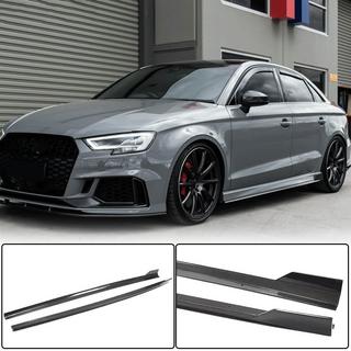 Sidokjolar V1 (för S-Line Sedan, kolfiber) Audi A3 2012–2020 foto 2