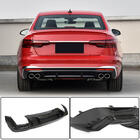 Audi A4 B10 2024– Bakre stötfångardiffuser V1 (för S-Line, kolfiber) foto 1
