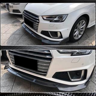 Frontläpp till stötfångaren Lip V1 (för S-Line Sedan 2015-2019, kolfiber) foto 4