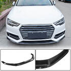 Audi A4 B9 2015–2024 Frontläppspoiler Lip V4 (för S-Line Sedan 2015-2019, kolfiber) foto 1