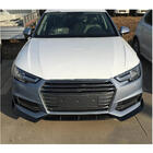 Audi A4 B9 2015–2024 Frontläpp till främre stötfångare Lip V5 (för S-Line Sedan 2015-2019, kolfiber) foto 4