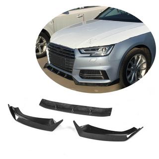 Frontläpp till främre stötfångare Lip V5 (för S-Line Sedan 2015-2019, kolfiber) Audi A4 B9 2015–2024 foto 1