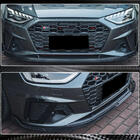 Audi A4 B9 2015–2024 Frontläpp till främre stötfångare Lip V1 (för S-Line Sedan 2019-2024, kolfiber) foto 4