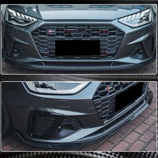 Frontläpp till främre stötfångare Lip V1 (för S-Line Sedan 2019-2024, kolfiber) foto 4