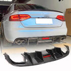 Audi A4 B8 2007–2015 Bakre stötfångardiffusor V2 (för S4 2009-2012, kolfiber) foto 9