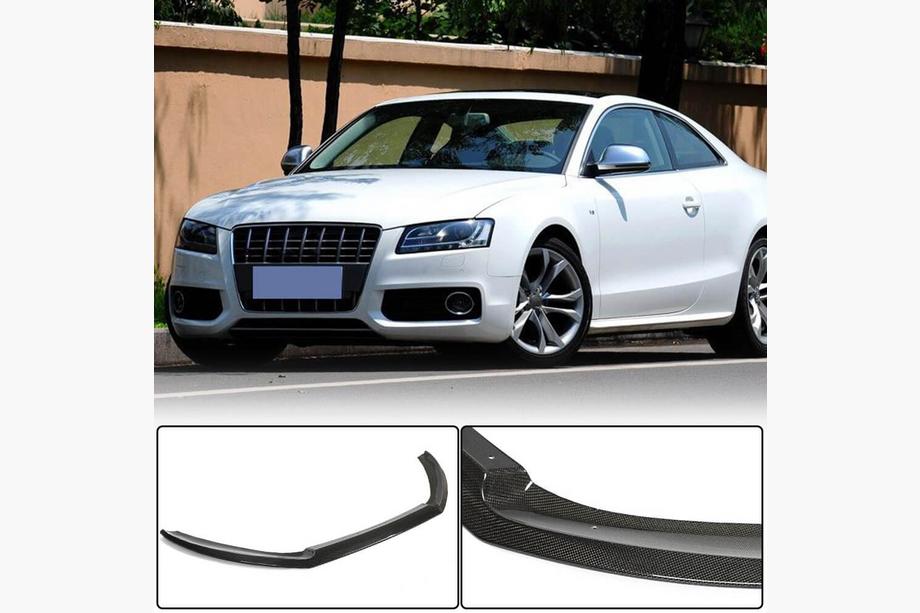 Audi A5 2007–2015 Frontläpp till främre stötfångare (för S-Line Coupe 2007-2011, kolfiber) Image