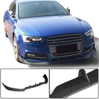 Frontläpp till stötfångare Lip V3 (för S-Line 2012-2015, kolfiber) foto 1