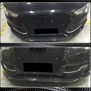 Frontläpp Lip V4 (för S-Line 2012-2015, kolfiber) foto 3