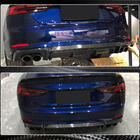 Audi A5 2016–2025 Bakre stötfångardiffuser V2 (för S-Line 2016-2020, kolfiber) foto 6