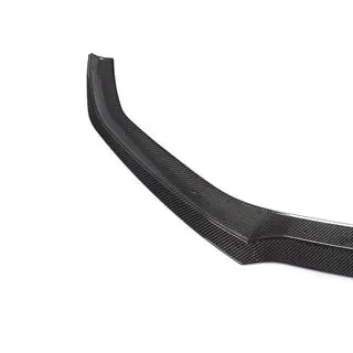 Frontläpp till främre stötfångaren Lip V1 (för S-Line 2016-2020, kolfiber) foto 3