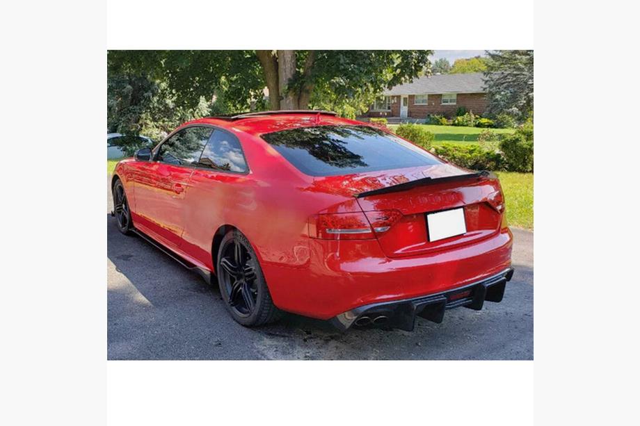 Audi A5 2007–2015 Spoiler V2 (för Coupé, kolfiber) Foto 2