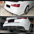 Audi A6 C7 2011–2017 Bakre stötfångardiffuser (för S-Line Avant 2014-2018, Carbon) foto 5